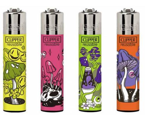 Clipper Αναπτήρας Μεγάλος - Melting Psycho - Τιμή: 1,30€