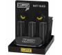 Clipper Αναπτήρας Μεταλλικός Αντιανεμικός Jet Flame - Black Matt Metal -  Price: 12,90€