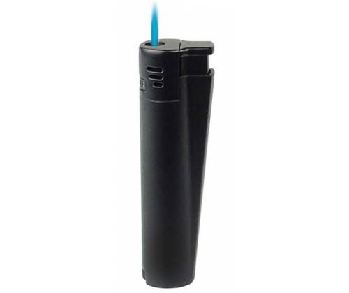Clipper Αναπτήρας Μεταλλικός Αντιανεμικός Jet Flame - Black Matt Metal -  Price: 12,90€