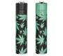 Clipper Αναπτήρας Μεταλλικός Μεγάλος - Green Leaves Metal (Limited Edition) - Τιμή: 12,50€