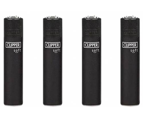 Clipper Αναπτήρας Μικρός Μαύρος - Soft Black Mini - Τιμή: 1,30€