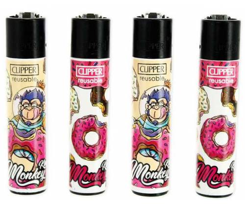 Clipper Αναπτήρας Μεγάλος - Monkey King Munchies - Τιμή: 1,60€