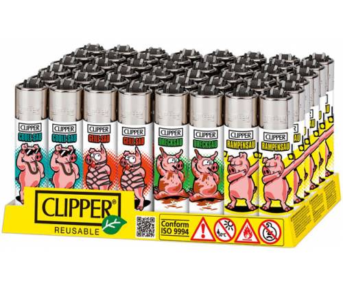 Clipper Αναπτήρας Μεγάλος - Pigs - Τιμή: 1,30€