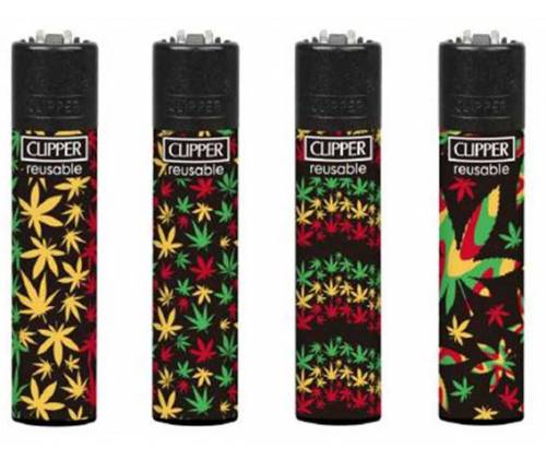 Clipper Αναπτήρας Μεγάλος - Rastafarian - Τιμή: 1,20€