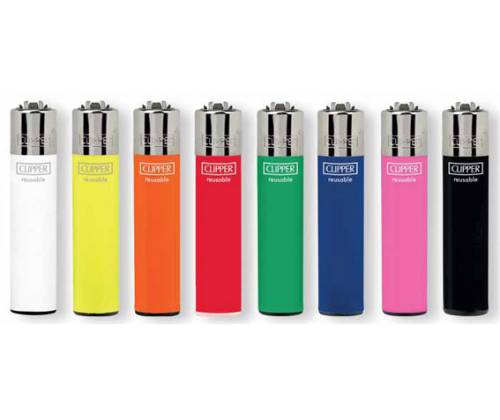 Clipper Αναπτήρας Μεγάλος - Διάφορα Χρώματα - Τιμή: 1,30€