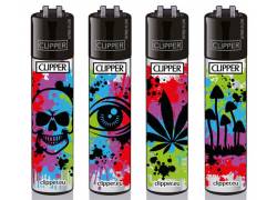 Clipper Αναπτήρας Μεγάλος - Splatter Symbols