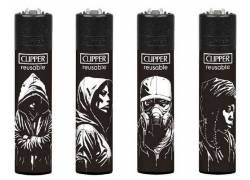 Clipper Αναπτήρας Μεγάλος - Stencil Style