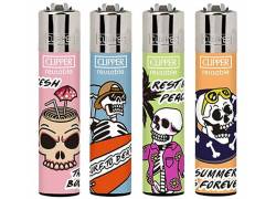 Clipper Αναπτήρας Μεγάλος - Summer Skulls