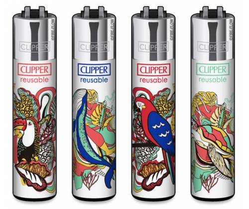 Clipper Αναπτήρας Μεγάλος - Tropical Party - Τιμή: 1,30€