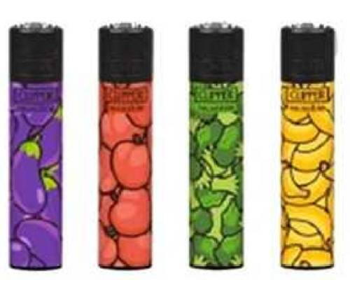 Clipper Αναπτήρας Μεγάλος - Veggie Pattern - Τιμή: 1,30€
