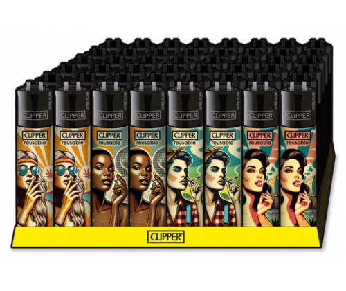Clipper Lighter Large - Vintage Girls -  Price: 1,70€