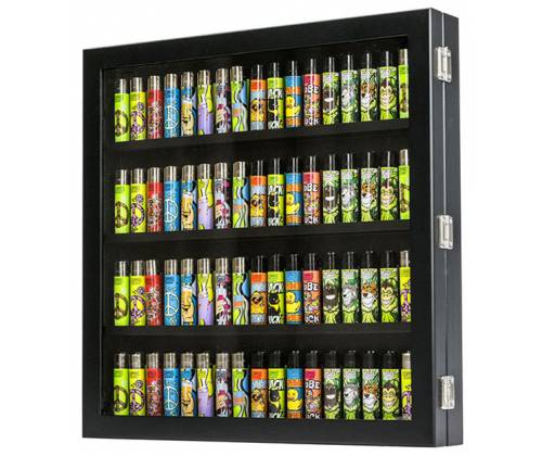 Clipper Wooden Display Case Black for 72 Lighters Clipper -  Price: 79,50€