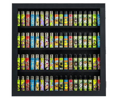 Clipper Wooden Display Case Black for 72 Lighters Clipper -  Price: 79,50€