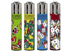 Clipper Αναπτήρας Μεγάλος - Luck on Fire