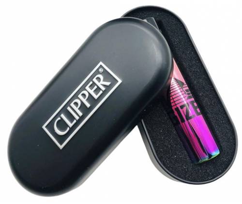Clipper Αναπτήρας Μεταλλικός Μεγάλος - Rainbow Gizeh Icy Colour Metal (Συλλεκτικός) - Τιμή: 14,50€