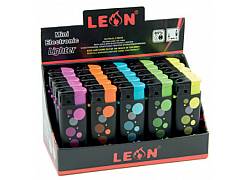 25x Leon Αναπτήρας Ηλεκτρονικός - Μικρός Blackie (170195)