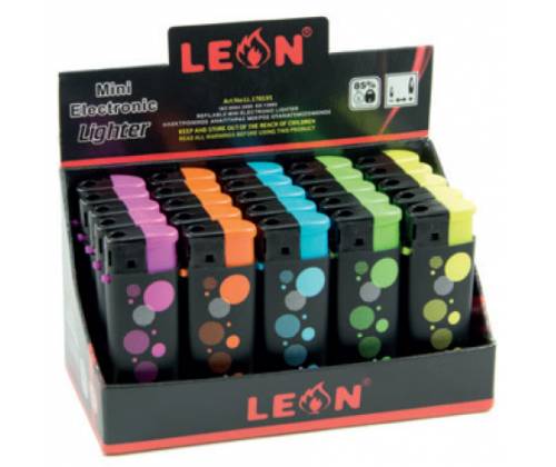 Leon Αναπτήρας Ηλεκτρονικός - Μικρός Blackie (170195) - Τιμή: 0,55€