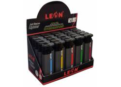 25x Leon Αναπτήρας Αντιανεμικός - Style Black (170645)