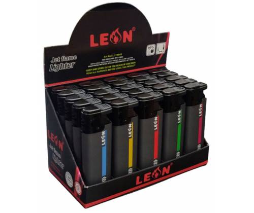 Leon Αναπτήρας Αντιανεμικός - Style Black (170645) - Τιμή: 0,90€