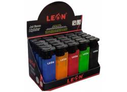 25x Leon Αναπτήρας Αντιανεμικός - Style Transparent (170676)