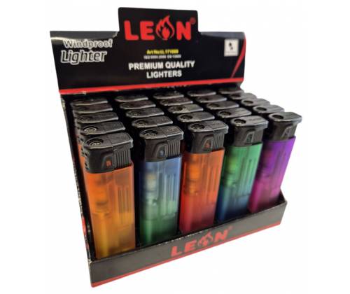 Leon Αναπτήρας Αντιανεμικός - Μεγάλος Bicolor Turbo (171000) - Τιμή: 0,90€