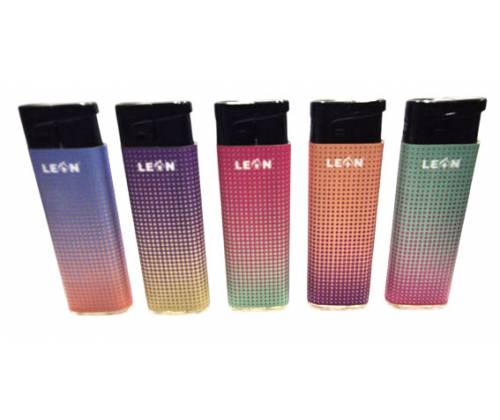 25x Leon Αναπτήρας Αντιανεμικός - Μεγάλος Dots & Colors Turbo (171031) - Τιμή: 20,50€