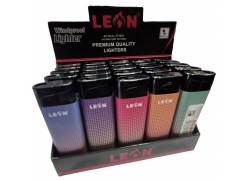 25x Leon Αναπτήρας Αντιανεμικός - Μεγάλος Dots & Colors Turbo (171031)