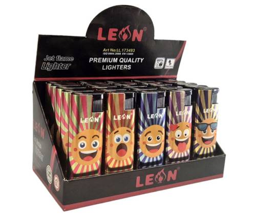 Leon Windproof Lighter - Large Happy Face (173493) - Price: 20,50€