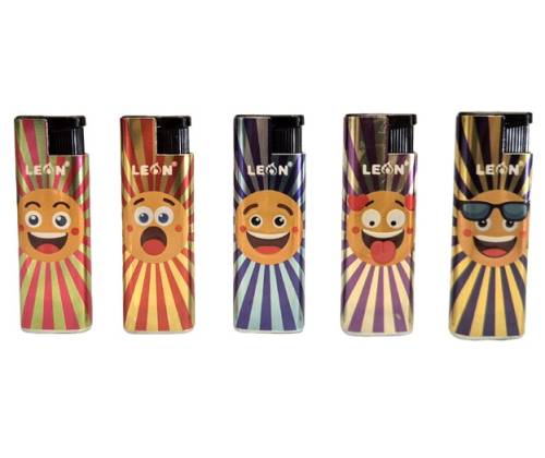 Leon Windproof Lighter - Large Happy Face (173493) - Price: 20,50€