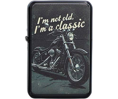 Stone Oil Lighter - Classic Bike Black -  Price: 3,80€