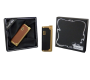 Αναπτήρας Πολυτελείας Αντιανεμικός Jet Leather Gold σε Κουτί Δώρου - Τιμή: 9,40€