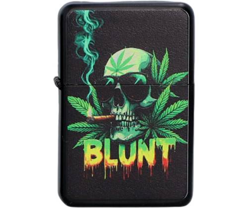 Αναπτήρας Λαδιού Πέτρας - Skull Leaf Black #4 - Τιμή: 3,80€