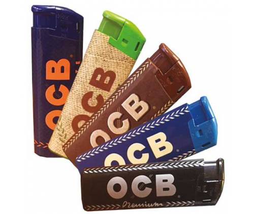 OCB Αναπτήρας Ηλεκτρονικος - Διάφορα Χρώματα - Τιμή: 0,80€