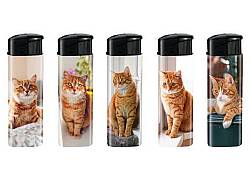 Belfam Αναπτήρες Ηλεκτρονικοί - Red Hair Cats - 5 τεμ.