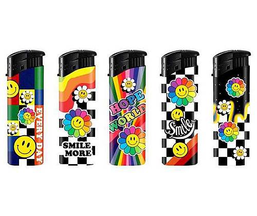 Belfam Αναπτήρες Ηλεκτρονικοί - Smile More - 5 τεμ. - Τιμή: 1,60€