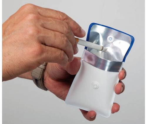 Ατομικό Τασάκι Pocket Ashtray - Black & White - Τιμή: 2,20€