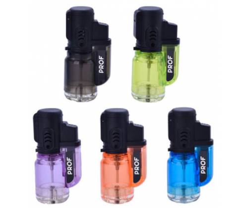 Prof Αναπτήρας Αντιανεμικός Jet Flame Barrel - Διάφορα Χρώματα - Τιμή: 2,50€