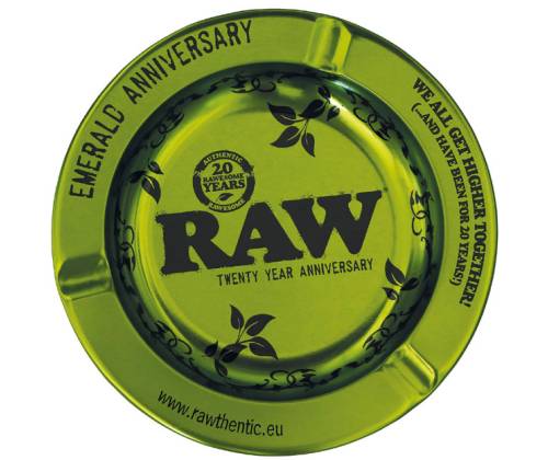 Raw Μεταλλικό Τασάκι Green Emerald Anniversary - 14cm - Τιμή: 3,90€