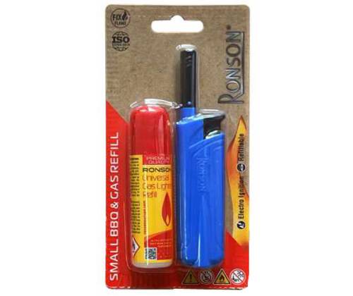 Ronson Αναπτήρας Ηλεκτρικός Mini Candle BBQ με Βουτάνιο 18ml - Διάφορα Χρώματα (20063). - Τιμή: 2,40€