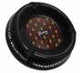 Smoking Ashtray Metallic Black Large Flames - 20cm -  Price: 6,30€