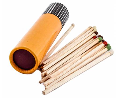 Σπίρτα Ασφαλείας Μεγάλα σε Σωλήνα - Τιμή: 1,10€