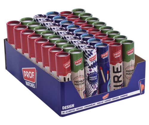 Σπίρτα Ασφαλείας Prof Μεγάλα σε Σωλήνα - 10cm - Τιμή: 1,20€