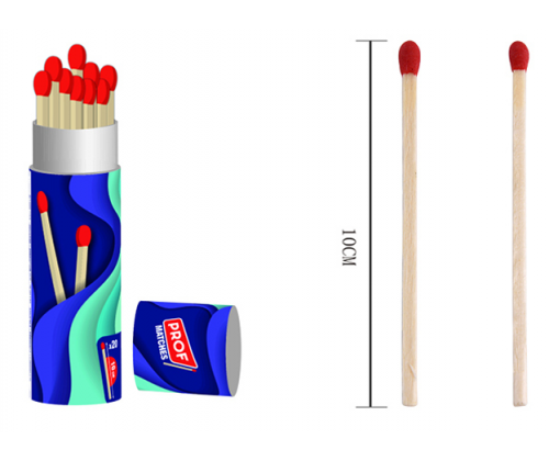 Σπίρτα Ασφαλείας Prof Μεγάλα σε Σωλήνα - 10cm - Τιμή: 1,20€