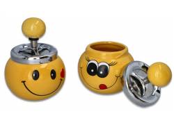 Ceramic ashtray Windproof Spin - Smile Design