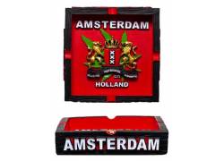 Τασάκι - Amsterdam Logo 01 - 11x11cm