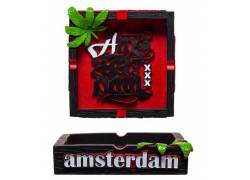 Τασάκι - Amsterdam Logo 02 - 11x11cm