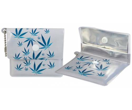 Ατομικό Τασάκι Pocket Ashtray - Blue Leaf - Τιμή: 1,80€