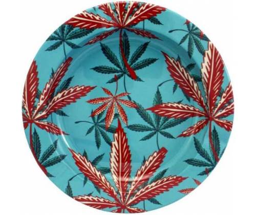 Μεταλλικό Τασάκι - Σχέδιο Leaves -  Price: 2,20€