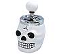 Ceramic Windproof Ashtray Spin - White Skull -  Price: 8,50€