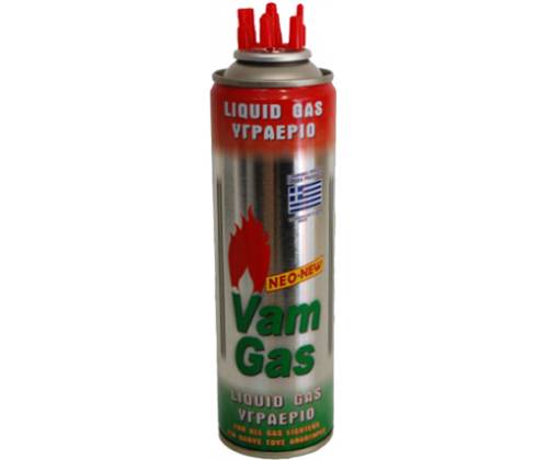 Vam Gas Αέριο για Αναπτήρες 250ml - Τιμή: 1,85€